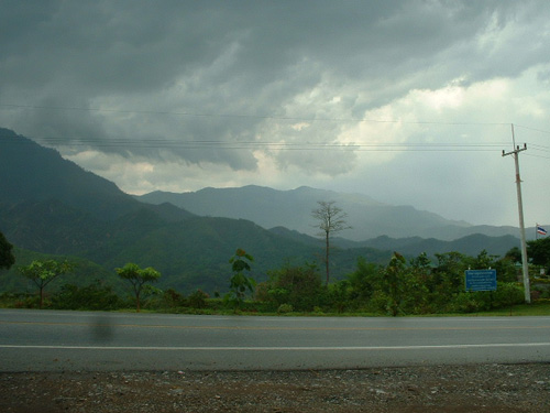 Udon Thani News Info Forum | Khao Kho in the rain seen from Thailand Route 12